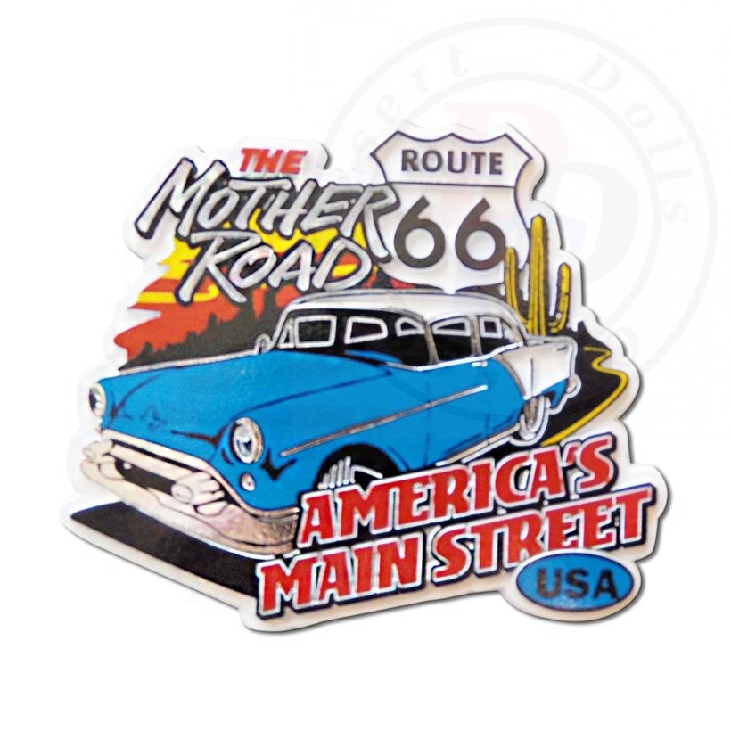 Americas Main Street Molded Magnet Desert Dolls Garage